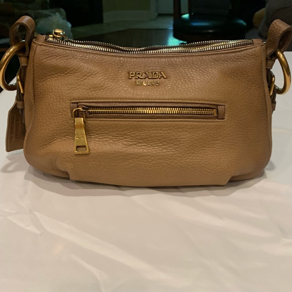 Only Used Twice!! Prada Cervo Antik Shoulder Bag!